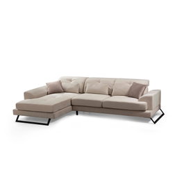 Atelier Del Sofa Sofá Esquinero Izquierdo (Chl+3R) - Color Crudo